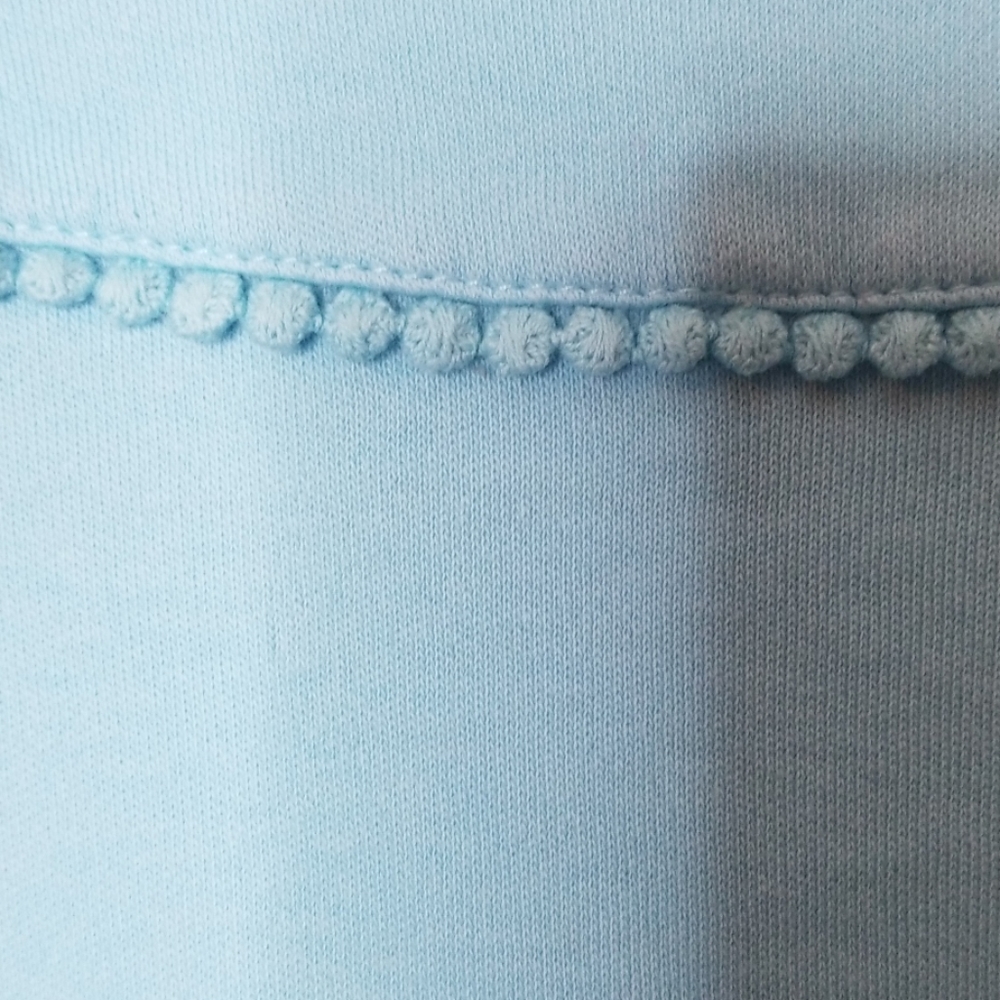 Talbots aqua blue cotton dress - Picture 4 of 8